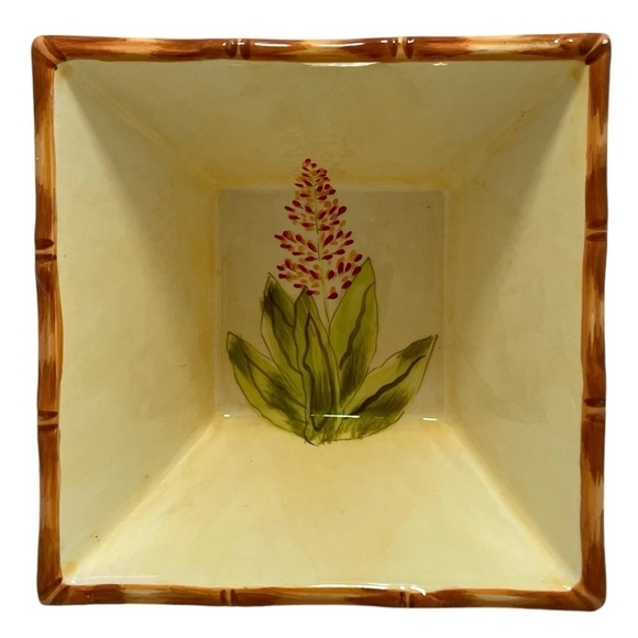 Bowl Set Sweet Olive Designs Jane Adams Tropical Floral
3-Pcs 6” Square Bowl Set - Picture 5 of 10